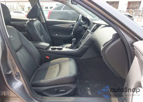 2014 Infiniti Q50 z USA, uszkodzony, nr VIN JN1BV7AR1EM699755